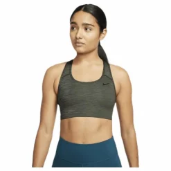 Swoosh Non Pad Bra Green