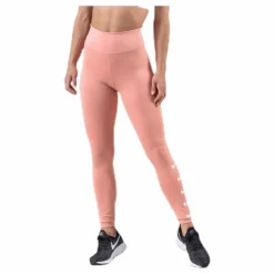 Swoosh Run Tight Pink/White