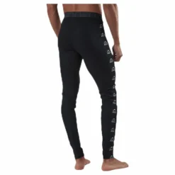 Tape Merino Wool Pants Black