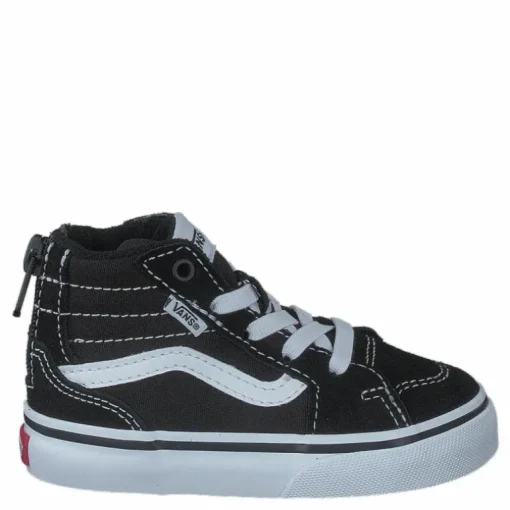 Td Filmore Hi Zip (suede/canvas) Black/white
