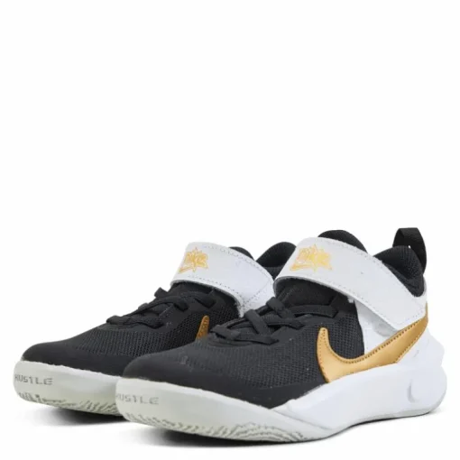Team Hustle D 10 Little Kids' Shoes BLACK/METALLIC GOLD-WHITE-PHOTON DUST
