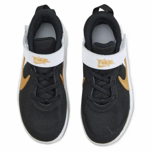 Team Hustle D 10 Little Kids' Shoes BLACK/METALLIC GOLD-WHITE-PHOTON DUST