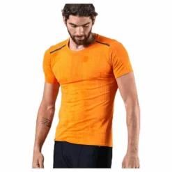 Tech Pack Seamless Top Orange