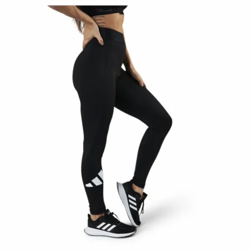 Techfit Adi Life Mid Rise Long Bos Tight Black / Black / White