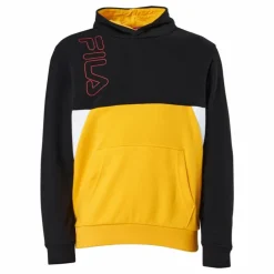 Teens Boys Lupo Blocked Hoody Black-saffron-bright White