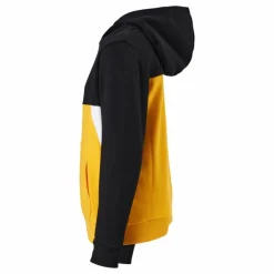 Teens Boys Lupo Blocked Hoody Black-saffron-bright White