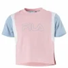 Teens Girls Samara Blocked Cro Coral Blush-blue Fog-bright Wh