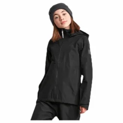 Tera Girls Rain Jacket Black