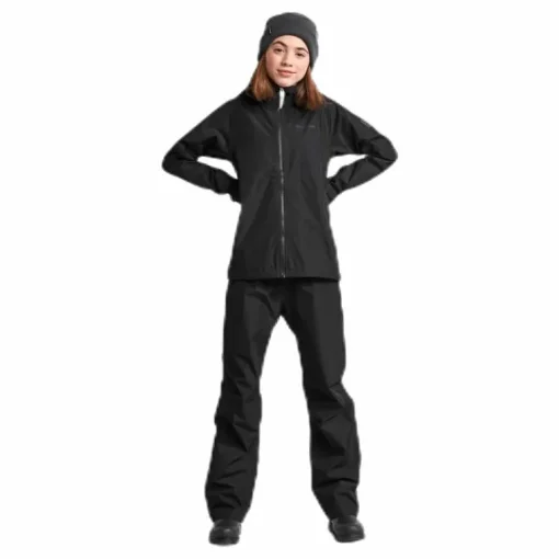 Tera Girls Rain Jacket Black