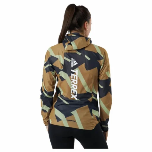 Terrex Agravic Graphic 2.5L Rain Jacket Mesa