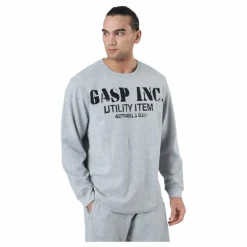 Thermal Gym Sweater Grey Melange