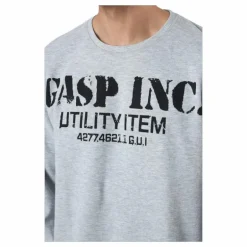 Thermal Gym Sweater Grey Melange