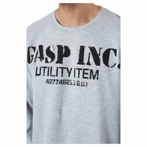 Thermal Gym Sweater Grey Melange