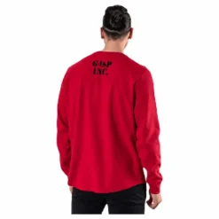 Thermal gym sweater Red