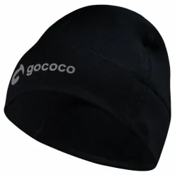 Thin Running Hat Wool Black