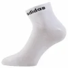 Think Linear Ankle Socks 3 Pairs White / Black