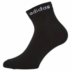 Think Linear Ankle Socks 3 Pairs Black / White
