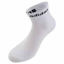 Think Linear Ankle Socks 3 Pairs White / Black