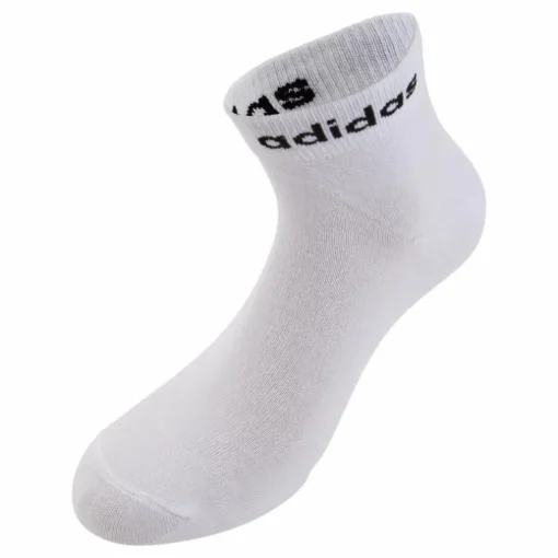 Think Linear Ankle Socks 3 Pairs White / Black