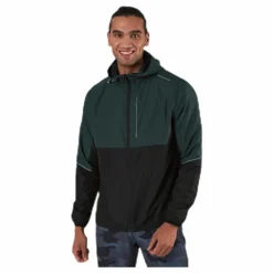Thorow Running Jacket With Hood Green