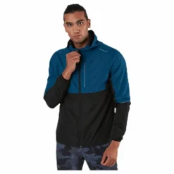Thorow Running Jacket With Hood Blue