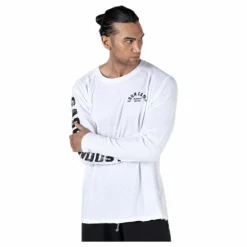 Throwback LS Tee White