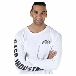 Throwback LS Tee White