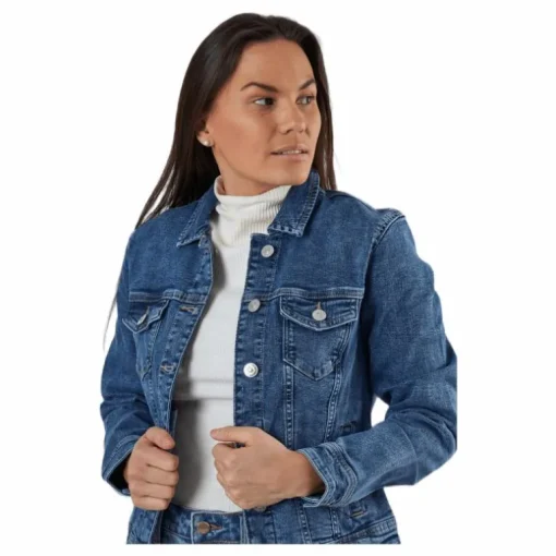 Tia Life Dnm Jacket Blue
