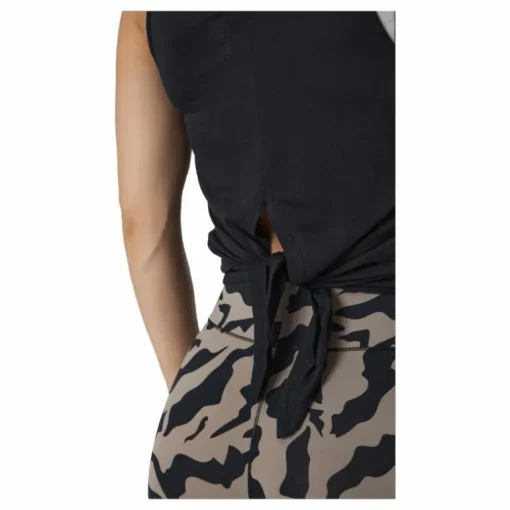 Tie Back Tank Black