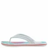Tie Dye Flip-Flop Purple / White