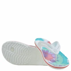 Tie Dye Flip-Flop Purple / White