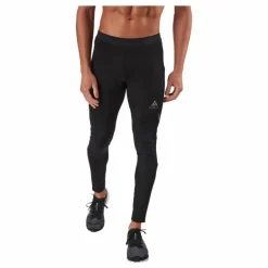 Tights Ceramiwarm Black - Odlo Concrete Grey