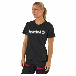 Timberland Logo T-shirt For Wo Black