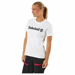 Timberland Logo T-shirt For Wo White