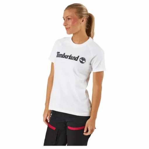 Timberland Logo T-shirt For Wo White