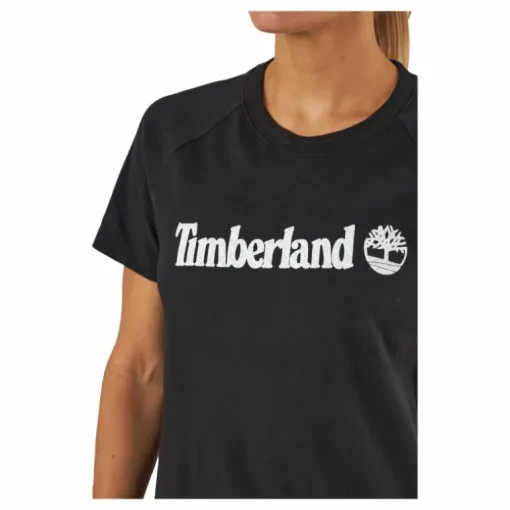 Timberland Logo T-shirt For Wo Black