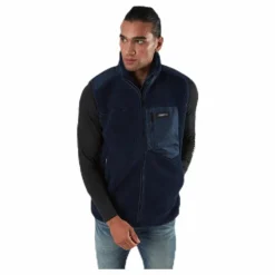 Titus Pile Vest Blue