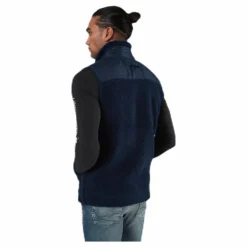 Titus Pile Vest Blue