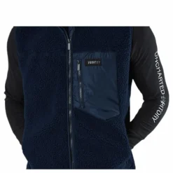 Titus Pile Vest Blue
