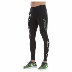 TR2 Compression Tights Black/Silver