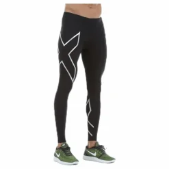 TR2 Compression Tights Black/Silver