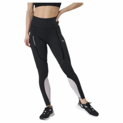 Train Bonded High Waist Full Tight Purple/Black