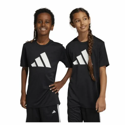 Train Essentials AEROREADY Logo Regular-Fit T-Shirt Black / White