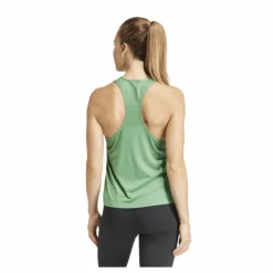 Train Essentials Minimal Branding Racerback Tank Top Green