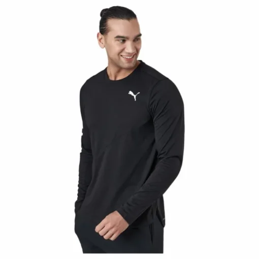 Train Logo Ls Tee Puma Black