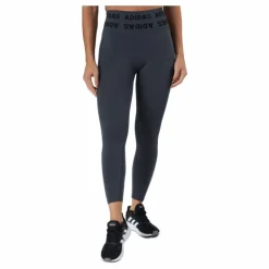 Training Branded Aeroknit 7/8 High Rise Tight Dgh Solid Grey