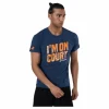 T-Shirt Message blue