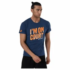 T-Shirt Message blue