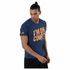 T-Shirt Message blue