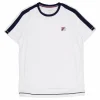 T-shirt Elias White/navy